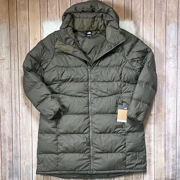 The North Face Women’s Metropolis Parka Coat In New Taupe Green - Picture 1 of 9